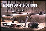 This is the new Barrett 99, a .416 caliber rifle that shoots a 400gr bullet at 3250fps. Accuracy is rated at sub-MOA.