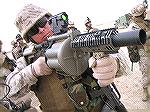 This is the USMC M-32 Multiple Grenade Launcher. A 6 round 40mm weapon, designed in South Africa.