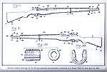 This is a 1930 patent drawing for Garand's early rifle with ventilated handguard. 