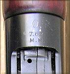 Markings showing 7.62 caliber on Wichester 1895 Musket