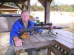 Dale Mullin and his Remington 700 VSSF fitted with a Spencer barrel and chambered for 6mm BR Remington