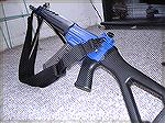 This is the Sig550 "Blue Star", which was the first of the 550 models to be imported into Canada for sale to the public. Painting the receiver and other parts in this startling blue colour was Sig's c