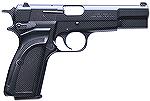 Browning's fixed-sight Hi-Power MkIII pistol as it appeared in early 2007.