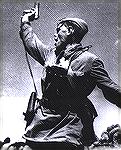 Soviet officer with Tokarev pistol during The Great Patriotic War