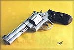 Smith & Wesson 625 &quot;Model of 1989&quot; with a 5&quot; barrel and Pachmayr grips from the factory.