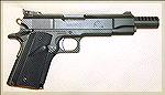 Discontinued L.A.R. Grizzly magnum pistol, variously available in .45 Winchester Magnum, .357 Magnum, .44 Magnum, and 10mm Auto.