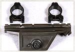 Military type scope mount for M14 and M1A rifles.