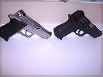 This is my carry gun (the 3913) in conjunction with the 457. Both are nice little shooters, but I vastly prefer the 3913.