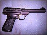 Browning Buckmark Camper. This is my favorite rimfire pistol.