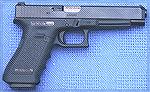 Glock's longslide tactical 9mm with 5&quot; barrel, the Model 34.