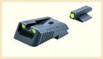 Kimber's &quot;tactical wedge&quot; sights for the 1911 is a copy of the Novak sights, and come with tritium inserts.