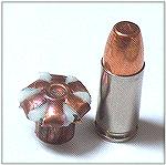 Federal's EFMJ (Expanding Full Metal Jacket), one alternative for hollowpoints where hollowpoints are prohibited.