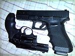 Smith and Wesson 642 Pro Series Powerport 38 +P. and my Glock 22