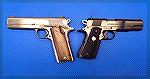 Profile pics comparing a standard 1911 to the Coonan.