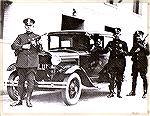 This is a picture of patrol officers in 1930 (Columbus Ohio PD). Notice the tommy guns - they didn't fool around!