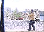  shooting the golf ball revolver.