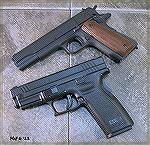 Another picture of my XD-45 and 1911-A1 GI.