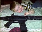 Grandson loves that Sig 556