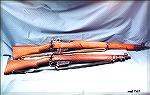 My Canadian Long Branch Lee-Enfield No4Mk1* and my shorty British Lee-Enfield No4Mk2, which was cut down when I found it.  I liked it as I thought it would be more fun to shoot than a Jungle Carbine, 