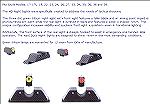 The latest in modern tactical handgun sights.  I like the U-shaped rear sight; the front ball and U-shape rear really work well for old eyes.  I prefer the yellow over orange, although white is a bett