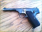 This is my Grandfather's Colt Woodsman ca. 1937. Still shoots beautifully. 