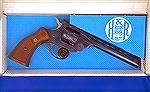 I stumbled across this Harrington & Richardson model 999 Sportsman revolver in .22 long rifle practically new in the box. The the metal finish and wood grips are as new and the cylinder is unlined. I 