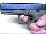 Trigger reach for me with the Glock 19.  I like to get my finger onto the trigger to the crease at my distal joint, which is more secure for defensive shooting, and also lets me treat ALL my handguns 