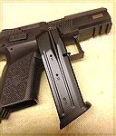 This just shows that the CZ 75 P07 magazine has counter holes on the side of the magazine.  Oddly, they are only on the right side, where it would be more logical for most right-handed users to have t