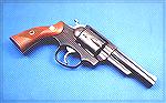 A Ruger Service-six which I used to own. A .357 Magnum, it was made in 1976 and bore the inscription all Rugers bore that Bicentennial year: Made in the 200th Year of American Liberty. One I should ha