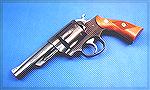 A Ruger Service-six which I used to own. A .357 Magnum, it was made in 1976 and bore the inscription all Rugers bore that Bicentennial year: Made in the 200th Year of American Liberty. One I should ha
