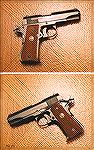 Scanned photo of my 1960s-era Llama Especial .380ACP, an almost perfect clone of the 1911, save the slide rib, not found on all models, and the screwed-on plunger tub, versus most 1911 pistol's staked