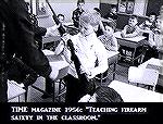 I just saw this on facebook and knew you all would like to see it.  Student in school getting firearms instruction from the teacher.  Circa late 40's early 50's, just as a guess.