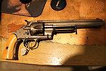 An interesting revolver, apparently able to shoot either .44 rimfire or .44 centerfire.