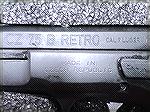 Roll marks on the slide of the new CZ75B Retro