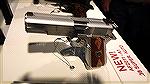 Here is the double barreled Arsenal 1911 in Stainless steel and chambered in .38 Super. This is a MASSIVE firearm