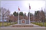 A memorial listing the men who died in the 1st Special Service Force during WWII.