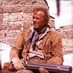 Actor Richard Widmark during the shooting of the 1960 Movie The Alamo holding the Nock Volley Gun