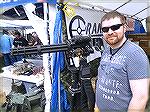 Eric with GE Minigun at Spring 2014 Knob Creek Machine Gun Shoot, West Point, Kentucky.