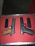 Springfield 1911 and Glock 41