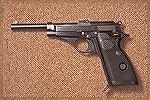 A Beretta 101 pistol in .22 LR, a favorite among basic pistol class students.