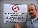 This is the type of "gun control" sign I'd like to see in establishments...
