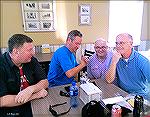 Mark, Jerry, TJ and Bob S. Ice Cream, goofing, and blathering in Jerry's neck of the Ohio woods.