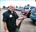 TJ with his blunderbuss at the September 2014 OGCA meeting.