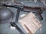 The German MP 40. The pioneer of the sun machine gun.