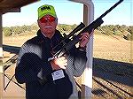 I was primarily teaching shotgun, but I also had the opportunity to help the ladies of the 2014 NRA Women's Wilderness Escape hit long-range silhouettes and the "white buffalo" at 1123 yards.  The pho