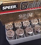 One box of Speer Gold Dot in ".45 Glock" before it was renamed ".45 GAP"

 
10
