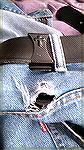 Jeans wore out by IWB holster