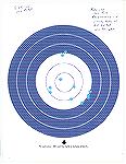 Group fired at 100-meters with a subsonic .300 Blackout load.  The rifle is zeroed at 50-yards with this load and the scope has hold-over bars in the reticle.  I ended up holding the 100-yard hold-ove