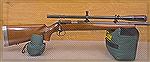 This Winchester 52C was customized back in the day with popular accessories