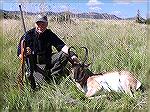 I was able to bag this nice pronghorn buck during a New Mexico hunt that I booked through Cabela's
